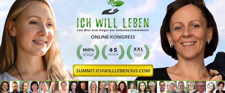 Einladung zum ICH WILL LEBEN Online Kongress 21.-29.11.20